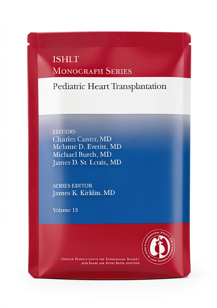 Installing Organ Transplant Surgery Monograph BookBaby ISHLT Series Volume 6 on a wooden desk
