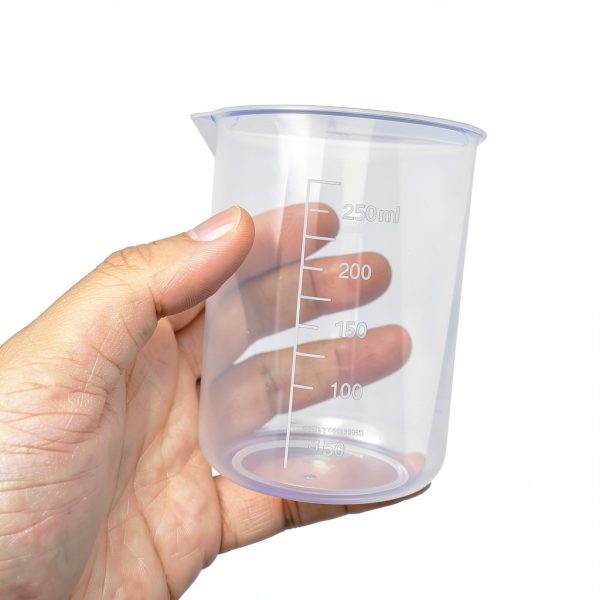 9 Pack Plastic Beakers 300ml Measuring Cups 50 Mixing Sticks – MYYZMY-2