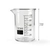 QWORK Sturdy Glass Beaker 100ml Griffin Low Form 6pcs 3.3 Borosilicate-5