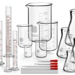 Lab Glassware Set Frienda 20-Piece Kit with Beakers, Cylinders,-0