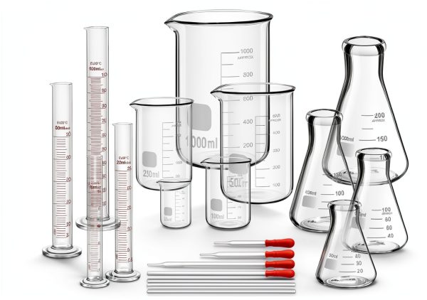 Lab Glassware Set Frienda 20-Piece Kit with Beakers, Cylinders,-0
