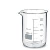 3 Pcs 1000ml Beaker 3.3 Borosilicate Glass Beaker Griffin Low Form Measuring Cups with Scale Graduation Measuring for Laboratory School Projects Science Themed Party Daily Use-1
