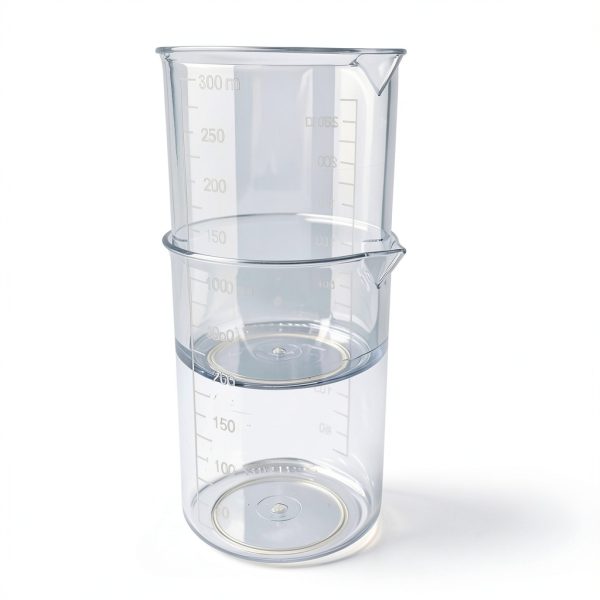 9 Pack Plastic Beakers 300ml Measuring Cups 50 Mixing Sticks – MYYZMY-3