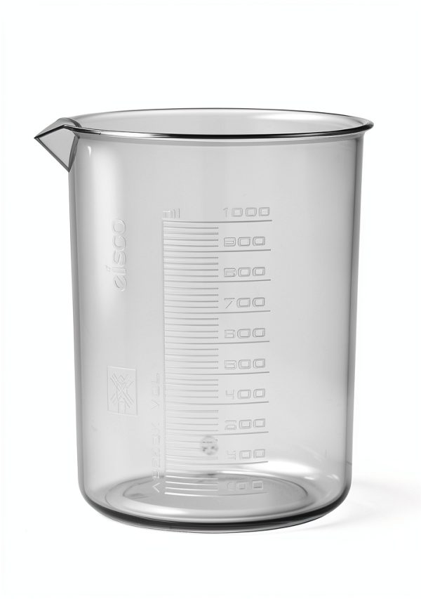 EISCO Plastic Beaker 1000ml Polypropylene Lab Beaker with Tapered-0