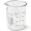 Pyrex Griffin Low Form 250ml Beaker Graduated with 25ml Marks-0