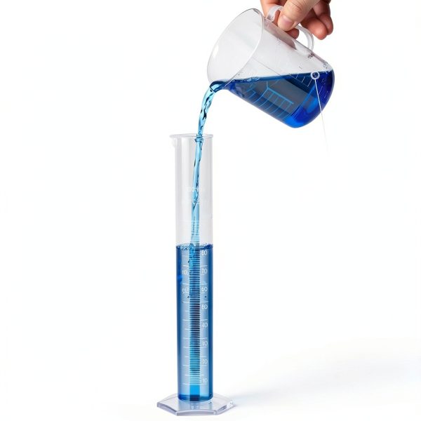 moveland Plastic Graduated Cylinder & Beakers Set with 5 Pipettes-2