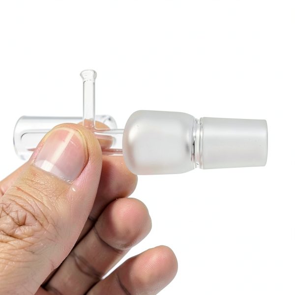 Quartz Glass Bowl with Dual Male Joint Adapter Generic Lab Glassware-4