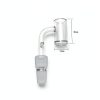 Quartz Glass Bowl with Dual Male Joint Adapter Generic Lab Glassware-2