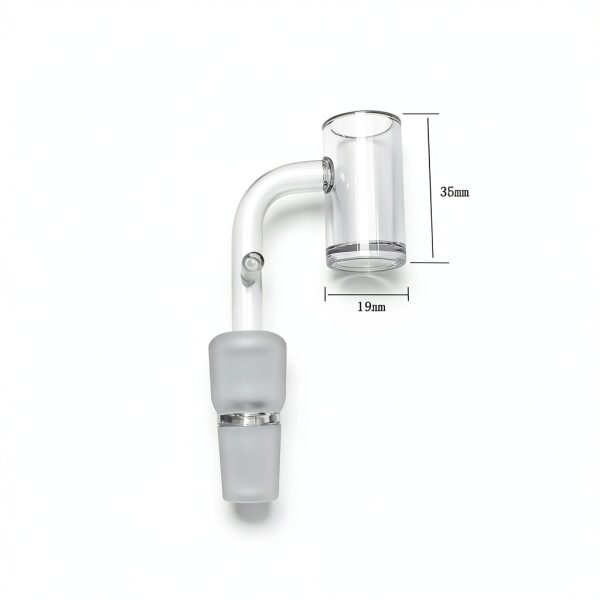 Quartz Glass Bowl with Dual Male Joint Adapter Generic Lab Glassware-2