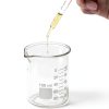 QWORK Sturdy Glass Beaker 100ml Griffin Low Form 6pcs 3.3 Borosilicate-2