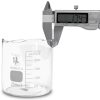 Karter Scientific 214T2, 3.3 Boro, Griffin Low Form, Glass Beaker Set - 4 Sizes - 10ml, 50ml, 100ml, 250ml-5