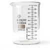 Glass Beaker Set 6 Piece Borosilicate SCIENCENT 25ml 1000ml-7