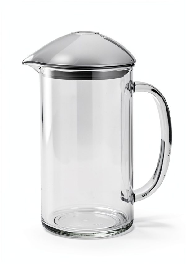 QWORK 1000ml Beaker with Handle Pouring Spout Boro Glass 2 Pack-1