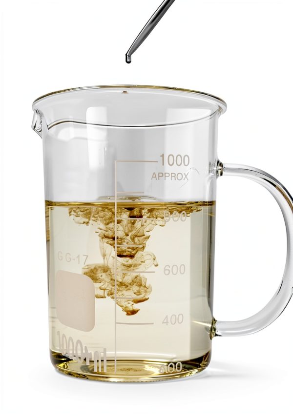 QWORK 1000ml Beaker with Handle Pouring Spout Boro Glass 2 Pack-3