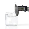 Glass Beakers Set, 5 Sizes - 10ml, 25ml, 50ml, 100ml, 250ml, 3.3 Borosilicate Beaker for Laboratories, Classrooms or Home, Griffin Low Form Lab Beakers-5